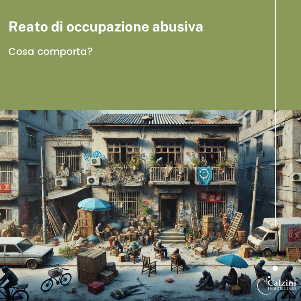 Reato di occupazione abusiva. Cosa comporta?