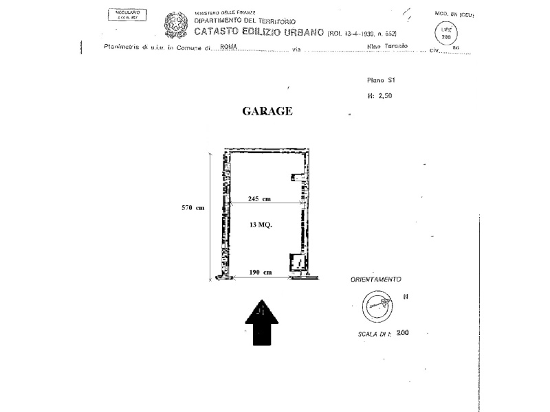 Tipologia Immobile: appartamento Provincia: roma Comune: roma Località: caltagirone Indirizzo: Via Nino Taranto